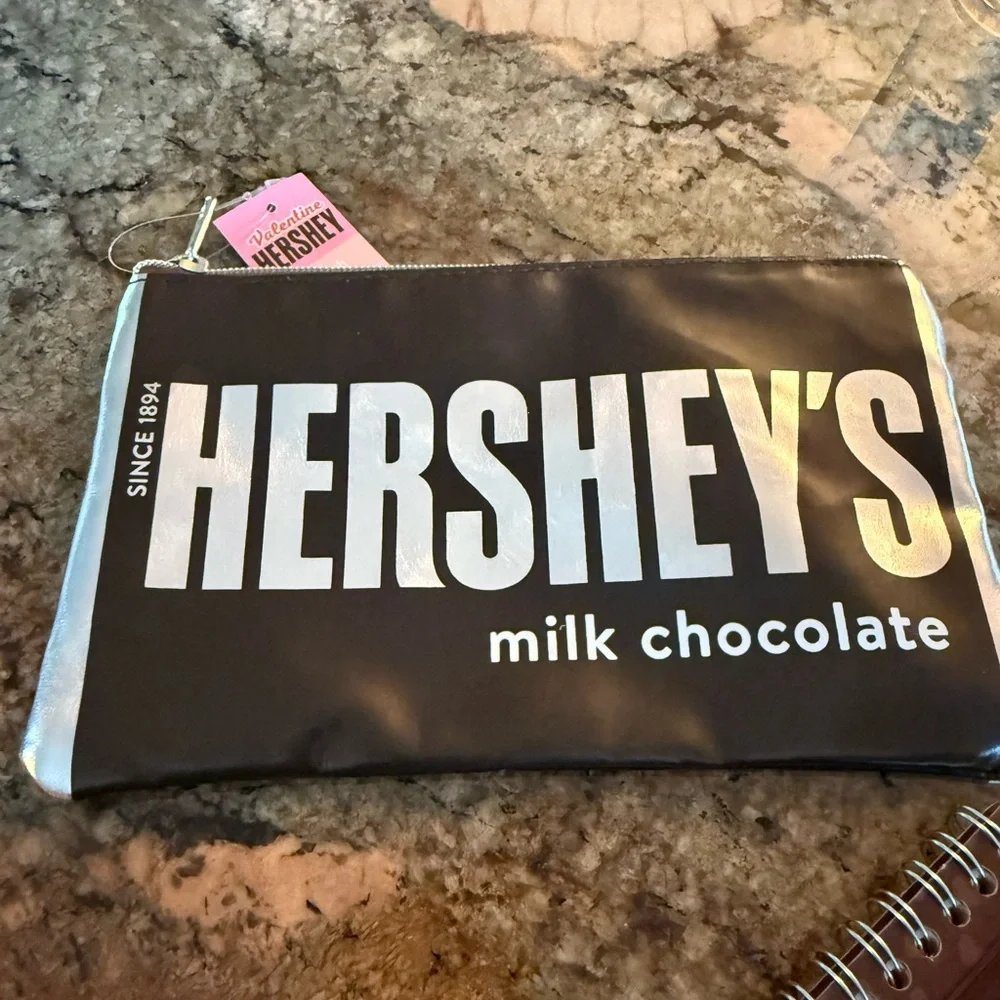 Brand New Hershey's and Reese's Themed Stationery Socks Small Bags Body Scrub